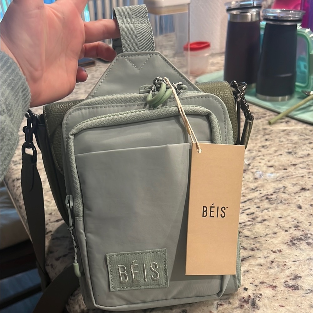 BEIS Green Belt Bag Minimalist Design